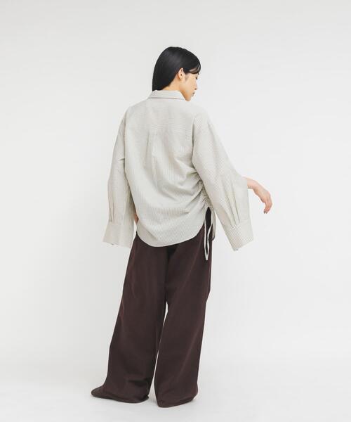 KBF(ケイビーエフ)の「サイドドロストサッカーシャツ(シャツ/ブラウス・レディース・ブルー系その他/ベージュ系その他/ホワイト系その他・ONE)」の18枚目の写真