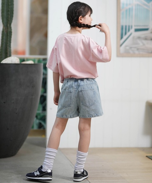 ROXY(ロキシー)の「ROXY/ロキシー キッズ スカート デニム シンプル TPT262063(スカート・キッズ・ブルー/ライトブルー・130cm/140cm/150cm)」の10枚目の写真