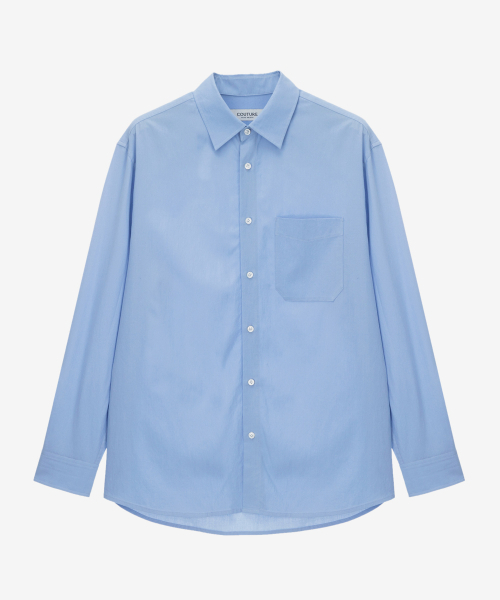 MINDBRIDGE（マインドブリッジ）の「[COUTURE]ペーパーコットンオーバーサイズシャツ（シャツ/ブラウス・メンズ・ブルー・95/100/105）」の3枚目の写真