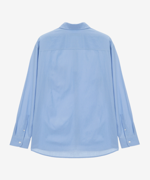 MINDBRIDGE（マインドブリッジ）の「[COUTURE]ペーパーコットンオーバーサイズシャツ（シャツ/ブラウス・メンズ・ブルー・95/100/105）」の4枚目の写真