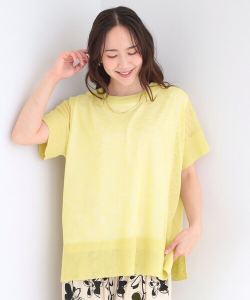 SHOO・LA・RUE（シューラルー）の「【2点セット/S-LL】インせず着られる シアーニット+タンクトップ（その他トップス・レディース・ライトイエロー系/ライトグレー/ブラック/ブルー・04/03/02/01）」の13枚目の写真