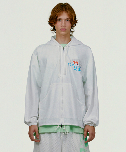 TEKET（テケット）の「Imagiscript Easy Hooded Jacket White（パーカー・レディース・その他・MEDIUM/LARGE/SMALL）」の2枚目の写真