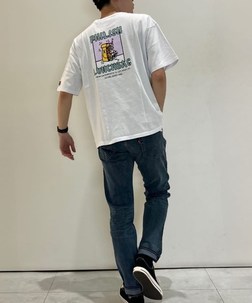 Right-on(ライトオン)の「Other(ソノタ)グラフィックプリントTシャツ(Tシャツ/カットソー・メンズ・レッド/ホワイト/ダークグレー・M/XL/L/S)」の20枚目の写真