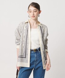 カット ジャガード ブラウス ‐ウォッシャブル‐（シャツ/ブラウス