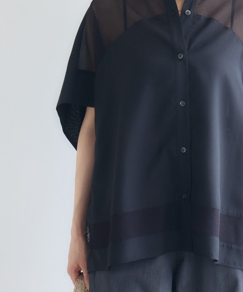KATHARINE ROSS(キャサリンロス)の「ボイルメッシュドルマンシャツ(シャツ/ブラウス・レディース・オフホワイト/ブラック・FREE)」の21枚目の写真