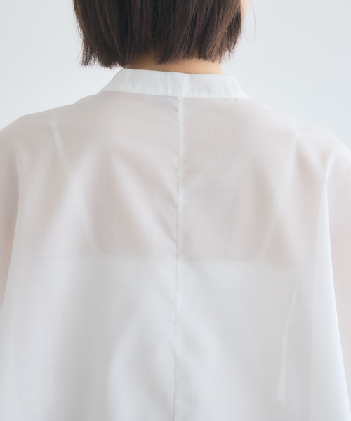 KATHARINE ROSS(キャサリンロス)の「ボイルメッシュドルマンシャツ(シャツ/ブラウス・レディース・オフホワイト/ブラック・FREE)」の17枚目の写真