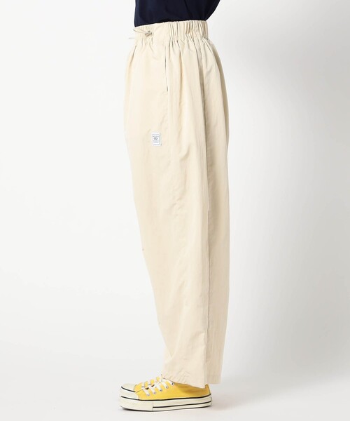 BROOKLYN OVERALL(ブルックリンオーバーオール)の「【BROOKLYN OVERALL】ウエストドローコードコクーンパンツ(その他パンツ・レディース・チャコールグレー/グリーン・FREE)」の7枚目の写真