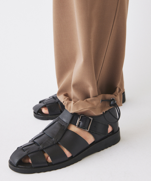 JOURNAL STANDARD relume(ジャーナルスタンダード レリューム)の「TRトロ オーバーパンツ(スラックス・メンズ・ブラウン系その他/ブラックミックス/ネイビー・SMALL/MEDIUM/LARGE)」の7枚目の写真