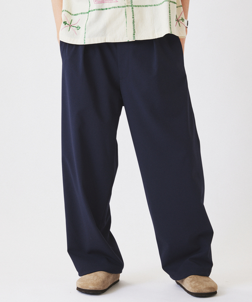 JOURNAL STANDARD relume(ジャーナルスタンダード レリューム)の「TRトロ オーバーパンツ(スラックス・メンズ・ブラウン系その他/ブラックミックス/ネイビー・SMALL/MEDIUM/LARGE)」の10枚目の写真