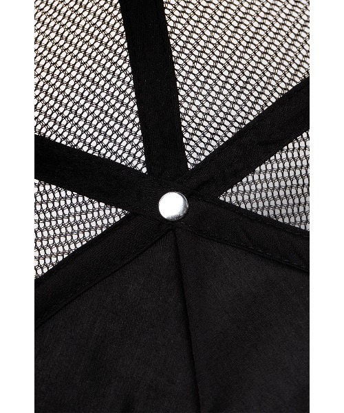 SUPPLIER（サプライヤー）の「メッシュキャップ｜Iron Cross Leather Patch Mesh Cap｜SUPPLIER（キャップ・メンズ・ブラック・FREE）」の6枚目の写真