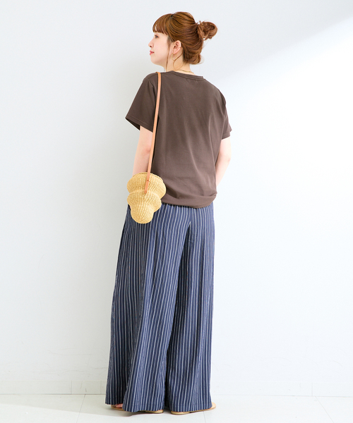 B.C STOCK(ベーセーストック)の「《追加3》ウォッシャブル / 接触冷感 / スムースワンポイントロゴTEE(Tシャツ/カットソー・レディース・ブラック系その他/ブラウン/ホワイト・FREE)」の21枚目の写真