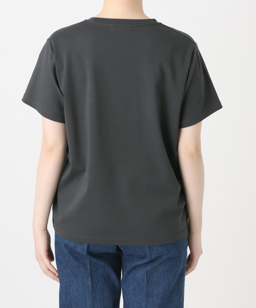 B.C STOCK(ベーセーストック)の「《追加3》ウォッシャブル / 接触冷感 / スムースワンポイントロゴTEE(Tシャツ/カットソー・レディース・ブラック系その他/ブラウン/ホワイト・FREE)」の14枚目の写真