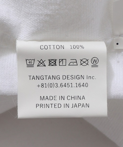 TANGTANG（タンタン）の「【TANGTANG/タンタン】GASATANG 2MIU4WDSKFUWARI（Tシャツ/カットソー・メンズ・ホワイト・L/XL/M）」の4枚目の写真