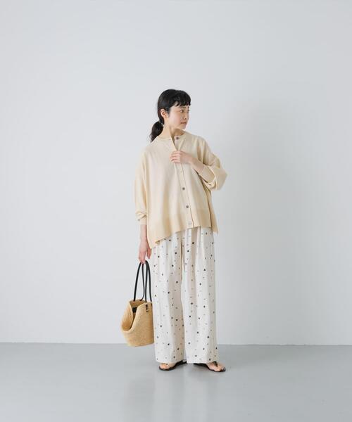 かぐれ(カグレ)の「ハイツイストコットンワイドカーディガン(カーディガン/ボレロ・レディース・グレー系その他/ブラック/アイボリー・FREE)」の10枚目の写真