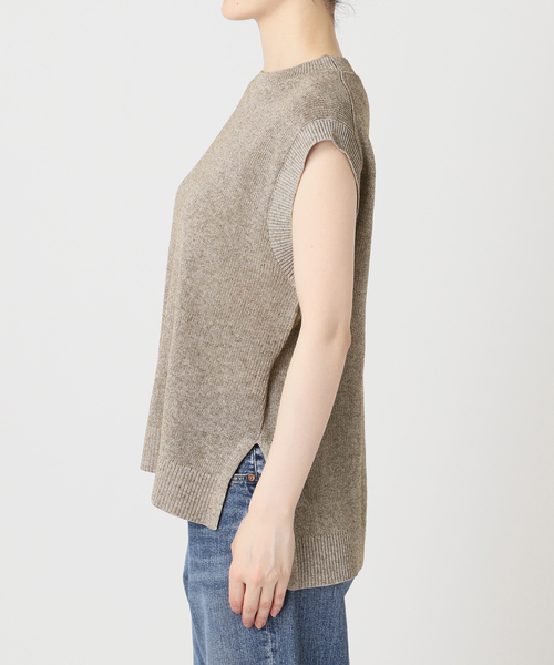Spick & Span(スピックアンドスパン)の「《手洗い可》リネンミックスフレンチプルオーバー(ニット/セーター・レディース・ベージュ/ブルー系その他/ホワイト・FREE)」の17枚目の写真