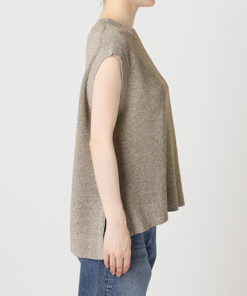 Spick & Span(スピックアンドスパン)の「《手洗い可》リネンミックスフレンチプルオーバー(ニット/セーター・レディース・ベージュ/ブルー系その他/ホワイト・FREE)」の19枚目の写真