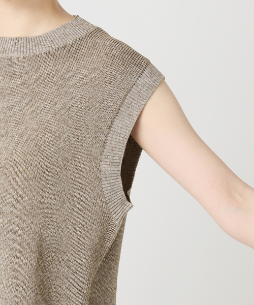 Spick & Span(スピックアンドスパン)の「《手洗い可》リネンミックスフレンチプルオーバー(ニット/セーター・レディース・ベージュ/ブルー系その他/ホワイト・FREE)」の20枚目の写真