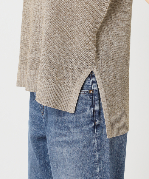 Spick & Span(スピックアンドスパン)の「《手洗い可》リネンミックスフレンチプルオーバー(ニット/セーター・レディース・ベージュ/ブルー系その他/ホワイト・FREE)」の21枚目の写真