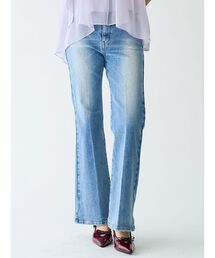 LMロゴセミワイドデニムパンツ 【夏服】【セットアップ対応】（デニム