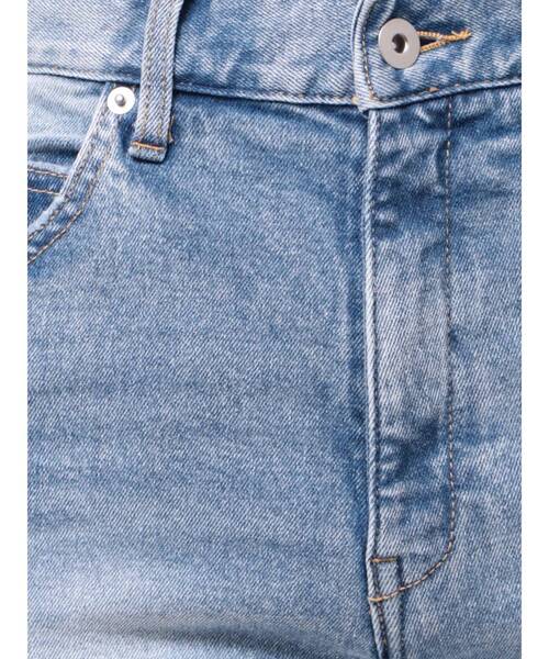 LAGUNAMOON(ラグナムーン)の「セミフレアデニムパンツ 【セットアップ対応】(デニムパンツ・レディース・ブルー/ブラック・MEDIUM/SMALL)」の6枚目の写真