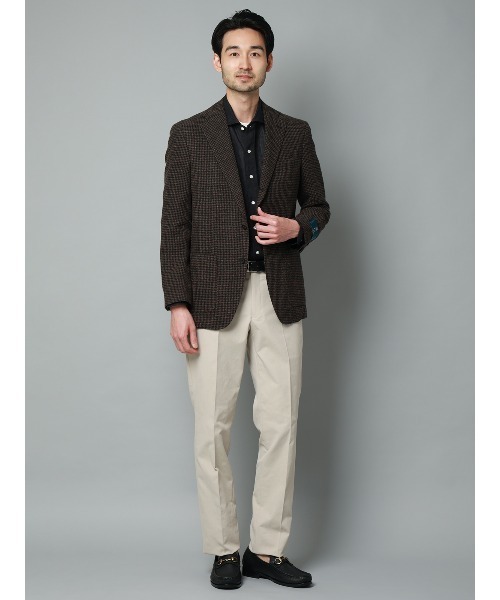 SUIT SQUARE(スーツスクエア)の「カッタウェイシャツ/長袖/ウォッシャブル/リネン/無地(ビジネスシャツ・メンズ・ブラック/サックスブルー/パープル/ホワイト・S/M/L/LL)」の19枚目の写真