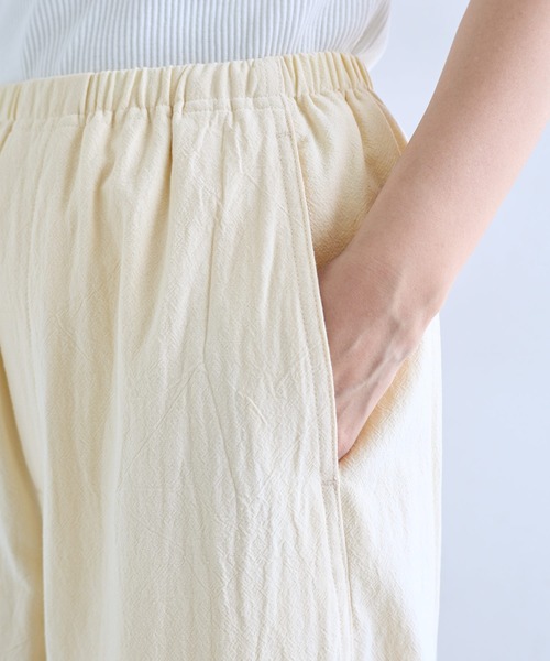 evernavy(エバーネイビー)の「コットンリネンイージーカーブパンツ(その他パンツ・レディース・カーキ/ブラック/クリーム・L/M)」の19枚目の写真