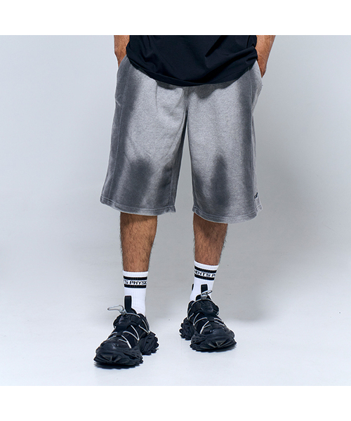 PHYSICAL GARMENTS（フィジカルガーメンツ）の「P2554 スプレーワッシングバミューダパンツ [3COLOR]（その他パンツ・メンズ・ブラック/ダークグリーン/グレー・LARGE/XX-LARGE）」の3枚目の写真