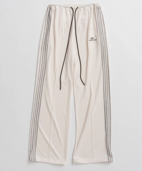 MAISON SPECIAL（メゾンスペシャル）の「Stretch Jersey Pants/ステッチジャージパンツ（スウェットパンツ・レディース・ブラック/アイボリー/ブルー・36/38）」の13枚目の写真