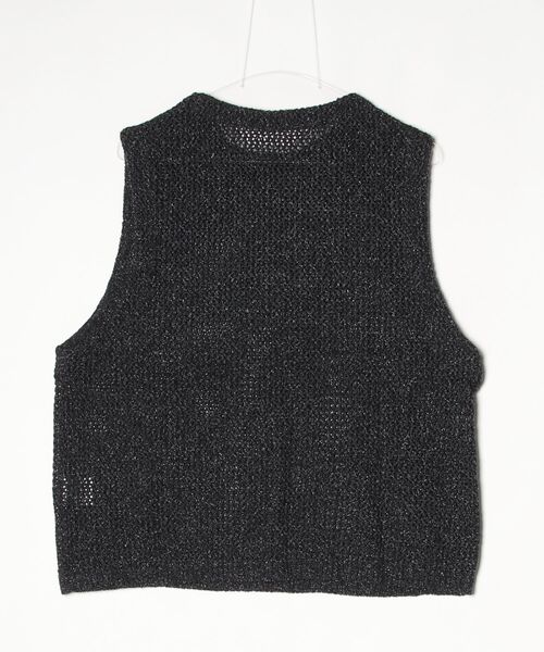 ANDER(アンダー)の「【ANDER】SILK KNIT SLEEVELESS(ニット/セーター・メンズ・ダークグレー・FREE)」の2枚目の写真