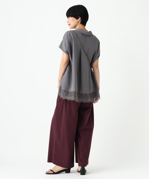 Elura(エルーラ)の「撥水冷感ワイドパンツ<低身長サイズあり>/912392(その他パンツ・レディース・オフホワイト/ボルドー/ブラック・SMALL/FREE(S)/MEDIUM)」の10枚目の写真
