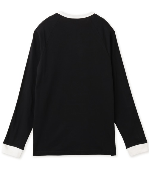 adidas(アディダス)の「adidas 3-STRIPES LONGSLEEVE TEE / アディダス 3ストライプス ロングスリーブ Tシャツ(Tシャツ/カットソー・メンズ・ブラック・L/M/S/XXL/XL)」の8枚目の写真