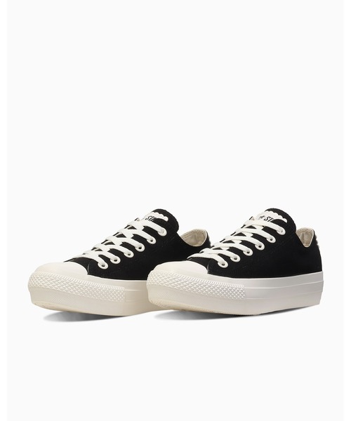 CONVERSE ALL STAR(コンバースオールスター)の「ALL STAR PLTS FLOWERCUT OX / オールスター PLTS フラワーカット OX(スニーカー・レディース・ブラック・3/3.5/4/4.5/5/5.5/6.5)」の1枚目の写真