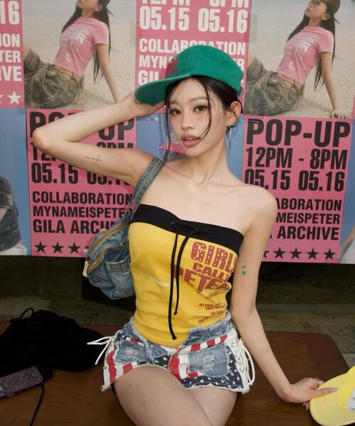GILAARCHIVE(ギラアーカイブ)の「TYPING TANK TOP_YELLOW(Tシャツ/カットソー・レディース・その他・FREE)」の8枚目の写真
