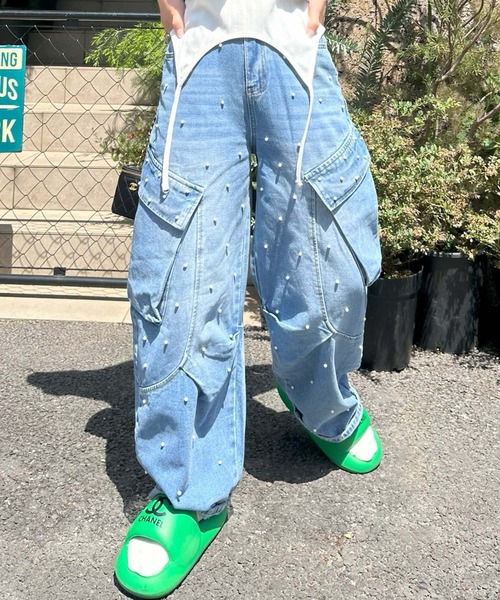 パールBIGポケデニムパンツ（デニムパンツ）｜Alley Tokyo（アリー