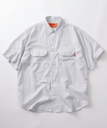 UNIVERSAL OVERALL | 【92】【UNIVERSAL OVERALL/ユニバーサルオーバーオール】ピスネーム ストライプ ワークシャツ/アメカジ(シャツ/ブラウス)