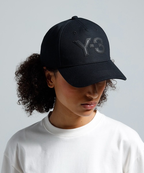 Y-3(ワイスリー)の「Y-3 LOGO CAP(キャップ・メンズ・ブラック×ブラック・SMALL/MEDIUM/LARGE)」の3枚目の写真