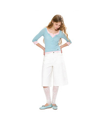 BTB : COMFY BERMUDA SHORTS [SOFT WHITE]