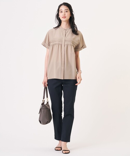 J.PRESS（ジェイプレス）の「20チノストレッチ テーパード パンツ（チノパンツ・レディース・ネイビー系/カーキ系/ベージュ系・T13/T15/T17）」の20枚目の写真