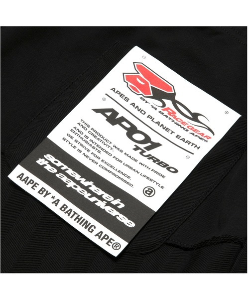 AAPE BY A BATHING APE(エーエイプバイアベイシングエイプ)の「AAPE MAIN SWEAT SHORTS(スウェットパンツ・メンズ・ブラック・MEDIUM/LARGE/X-LARGE/XX-LARGE/SMALL)」の5枚目の写真