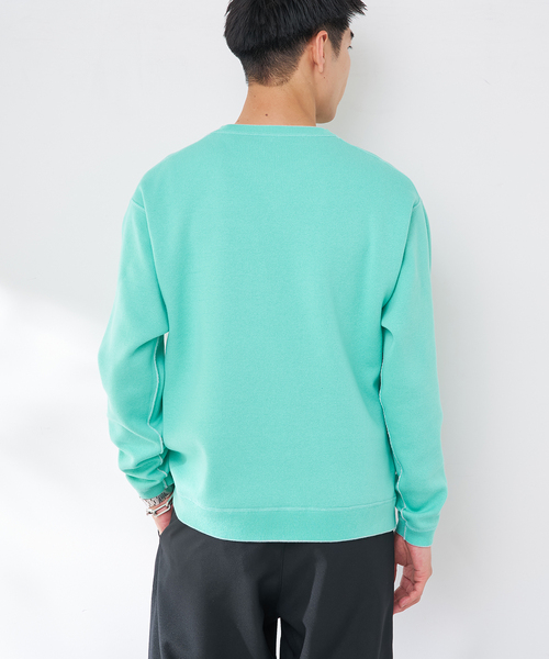 B.C STOCK（ベーセーストック）の「ANTS & ELEPHANTS 2TONE スウェットライクプルオーバー（ニット/セーター・メンズ・レッド/ネイビー/グレー/ブラウン・LARGE/MEDIUM）」の13枚目の写真