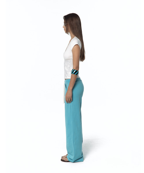 KASHIKO（カシコ）の「2000s Low-rise Track Pants Blue（スウェットパンツ・レディース・その他・MEDIUM/SMALL）」の12枚目の写真