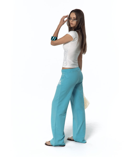 KASHIKO（カシコ）の「2000s Low-rise Track Pants Blue（スウェットパンツ・レディース・その他・MEDIUM/SMALL）」の6枚目の写真