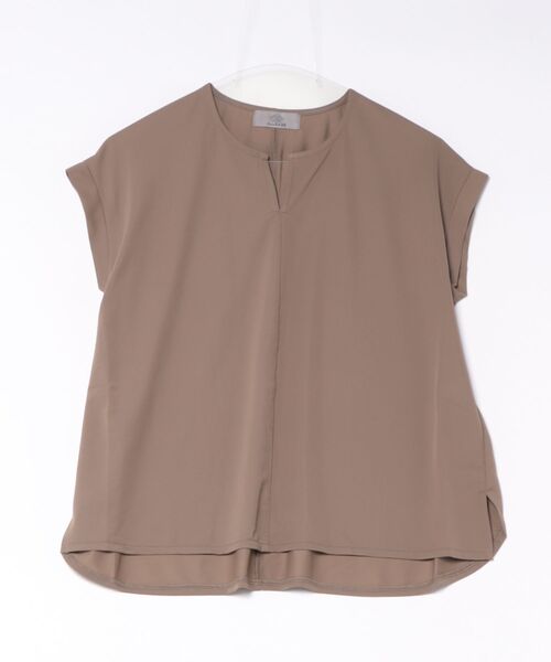 LOGEMENT DE CLAIRE(ロジュモンドクレール)の「《追加》【Allease/オールイーズ】キーネックノースリーブプル(Tシャツ/カットソー・レディース・モカ・FREE)」の1枚目の写真