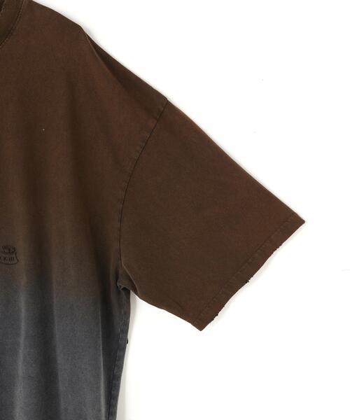 DANKE SCHON（ダンケシェーン）の「DankeSchon/ダンケシェーン/GRADATION RHINESTONE BIRD（Tシャツ/カットソー・メンズ・ブラウン/ブラック・M/L）」の16枚目の写真
