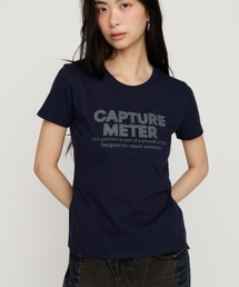 RHINESTONE FRONT LOGO TOPS ラインストーンフロントロゴトップス 夏服 秋服