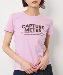 RHINESTONE FRONT LOGO TOPS ラインストーンフロントロゴトップス 夏服 秋服