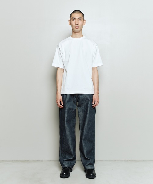 bal(バル)の「12OZ STRAIGHT LEG 5P JEAN(デニムパンツ・メンズ・アイボリー/ブラック/ブラウン/インディゴブルー・4/3/2/1)」の1枚目の写真