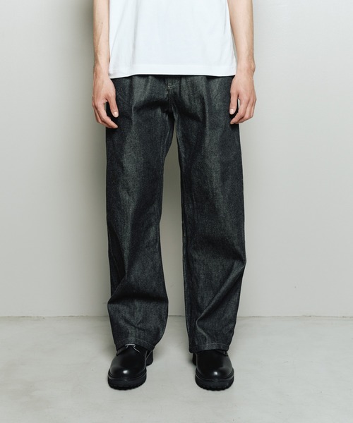 bal(バル)の「12OZ STRAIGHT LEG 5P JEAN(デニムパンツ・メンズ・アイボリー/ブラック/ブラウン/インディゴブルー・4/3/2/1)」の3枚目の写真