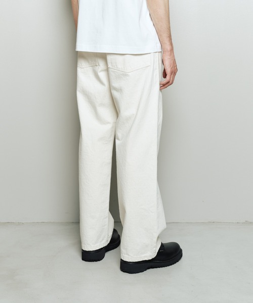 bal(バル)の「12OZ STRAIGHT LEG 5P JEAN(デニムパンツ・メンズ・アイボリー/ブラック/ブラウン/インディゴブルー・4/3/2/1)」の7枚目の写真