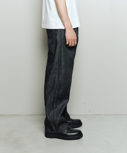 bal(バル)の「12OZ STRAIGHT LEG 5P JEAN(デニムパンツ・メンズ・アイボリー/ブラック/ブラウン/インディゴブルー・4/3/2/1)」の8枚目の写真